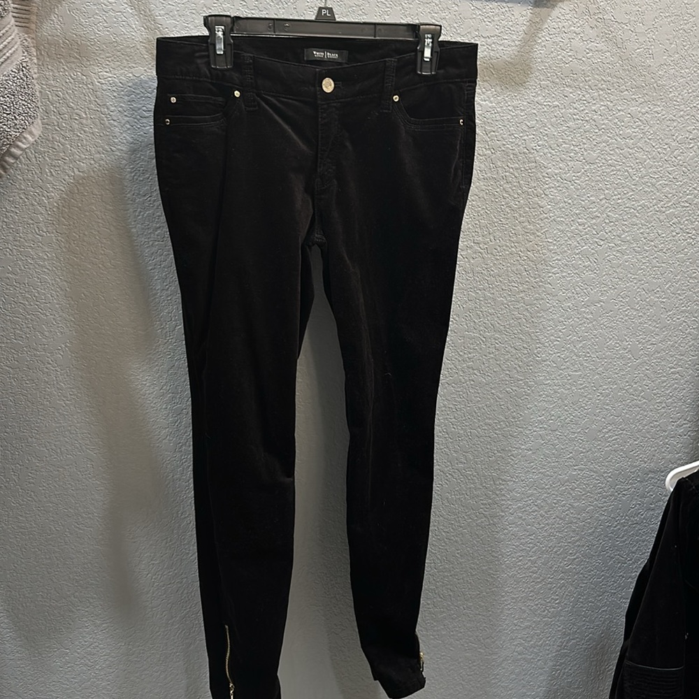 White House Black Market 2 pc Velvet suit sz 6 - Picture 5 of 8